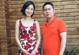 广州AB与明星合影