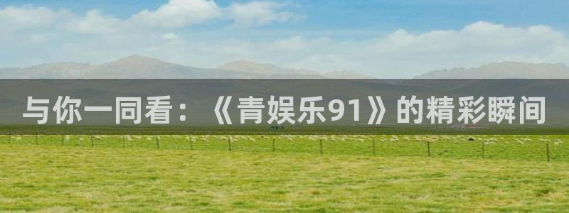 AB娱乐：与你一同看：《青娱乐91》的精彩瞬间