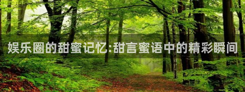 AB娱乐：娱乐圈的甜蜜记忆:甜言蜜语中的精彩瞬间